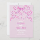 Search for retro baby shower invitations Pink