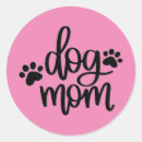 Search for pink paw prints stickers Dog mum
