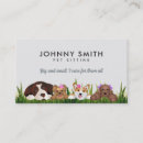 Search for pet sitting business cards Service