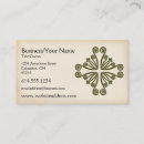 Search for scrolls business cards Green