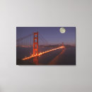 Search for golden gate bridge canvas prints Reflection