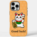 Search for good fortune iphone cases Maneki neko