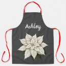 Search for winters aprons Poinsettia