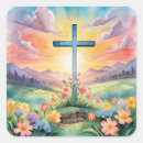 Search for beautiful cross stickers He is risen
