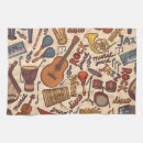 Search for music tea towels Illustration