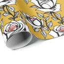 Search for black and white rose wrapping paper Minimalist