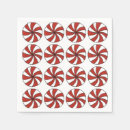 Search for peppermint candy napkins Red