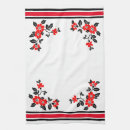 Search for red poppy tea towels Red and black