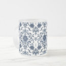Search for navy blue flowers mugs Pattern
