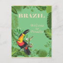 Search for vintage tropical postcards Toucan