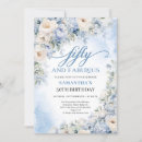Search for winter 50th birthday invitations Watercolor