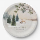 Search for winter wonderland plates Winter baby shower