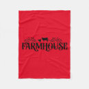 Search for cow and chicken blankets Farmhouse