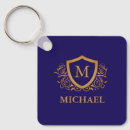 Search for classic blue square key rings Initial