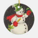 Search for snowmen christmas tree decorations Illustration
