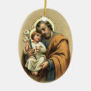 Search for st joseph christmas tree decorations Jesus