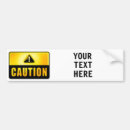 Search for caution sign bumper stickers Humour