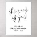 Search for she said yes wedding signs Bridal shower