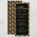 Search for great gatsby wedding menus Black and gold