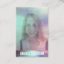 Search for transparent business cards Makeup artist