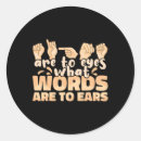 Search for lange stickers Im deaf
