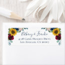 Search for rustic sunflower return address labels Floral