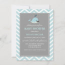 Search for whale 4x6 invitations Blue