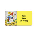 Search for sunflowers return address labels New home