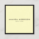 Search for black and yellow business cards Elegant