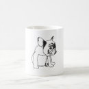 Search for black french bulldog mugs Black and white