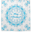 Search for blue christmas shower curtains Snowflake