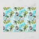 Search for palm trees pattern postcards Cute