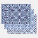 Search for portuguese wrapping paper Blue