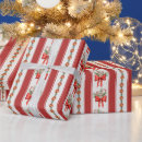 Search for christmas candy cane wrapping paper Red