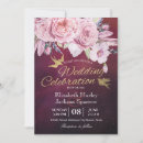 Search for red feathers wedding invitations Boho