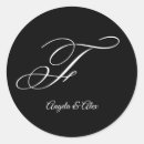 Search for f initial stickers White