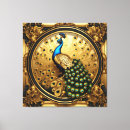 Search for peacock canvas prints Elegant