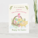 Search for happy 1st easter cards Granddaughter