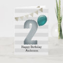 Search for 2 year old boy birthday cards Blue