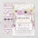 Search for dream catcher birthday invitations Bohemian