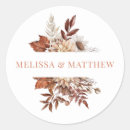 Search for round wedding return address labels Floral