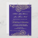 Search for purple lace wedding invitations Chic