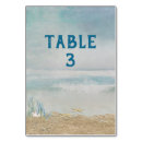 Search for seashells table cards Tropical
