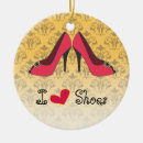 Search for red shoes christmas tree decorations High heels