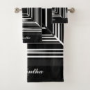 Search for black and silver bath towels Script