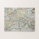 Search for historical european maps puzzles Geography