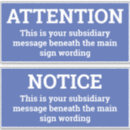 Search for attention labels Beware