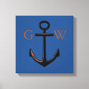 Search for anchor canvas prints Blue