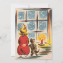 Search for cat in window christmas cards Snow