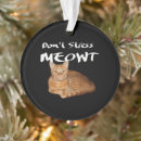 Search for orange tabby cat christmas tree decorations Kitty